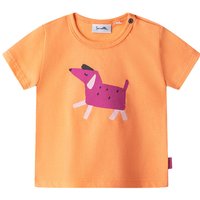 T-Shirt HAPPY DOG in orange blush von Sanetta Pure