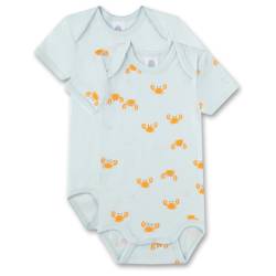 Sanetta - Baby Boy Modern Mainstream Doppelpack Body S/S - Alltagsunterwäsche Gr 56;62;74;80;92;98 grau von Sanetta