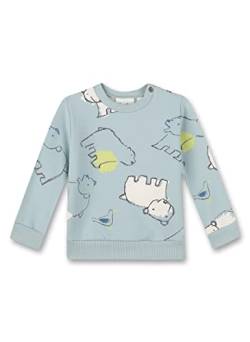 Sanetta Baby-Jungen 115581 Sweatshirt, Sky Blue, 86 von Sanetta
