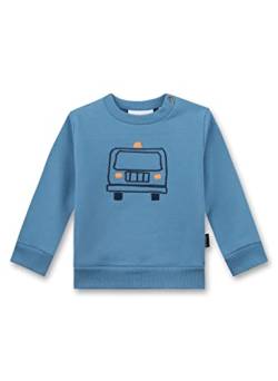 Sanetta Baby-Jungen 115664 Sweatshirt, Cloud Blue, 56 von Sanetta