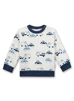 Sanetta Baby-Jungen 115665 Sweatshirt, Ivory, 74 von Sanetta