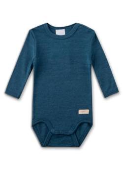 Sanetta Baby-Jungen 324365 Body, stahlblau, 92 von Sanetta