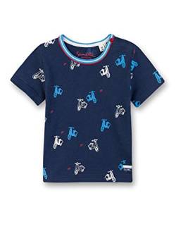 Sanetta Baby-Jungen Fiftyseven Shirt Langarmshirt, Blau (Blau 5993), 56 (Herstellergröße: 056) von Sanetta
