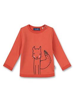 Sanetta Baby-Mädchen 115529 Sweatshirt, orange Blush, 56 von Sanetta