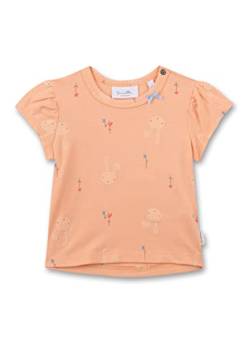Sanetta Baby-Mädchen 115639 T-Shirt, Sunny Peach, 68 von Sanetta