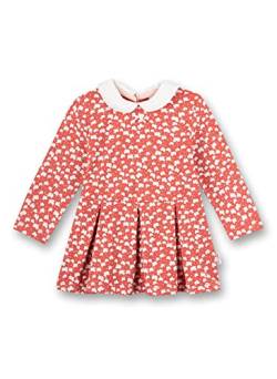 Sanetta Baby-Mädchen FIFTYSEVEN Kleid rot Kinderkleid, Cranberry, 56 von Sanetta