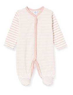 Sanetta Baby - Mädchen Strampler Rosa Baby und Kleinkind Schlafanz ge, Silver Pink, 74 EU von Sanetta