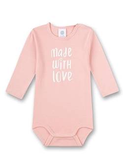 Sanetta Body Langarm Rosa | Hochwertiger und nachhaltiger Body für Mädchen aus Bio-Baumwolle. Baby Body 098 von Sanetta