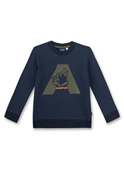 Sanetta Jungen 126169 Sweatshirt, deep Blue, 110 von Sanetta