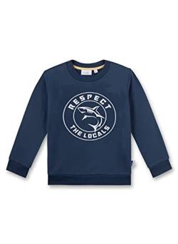 Sanetta Jungen 126318 Sweatshirt, Blue air, 116 von Sanetta