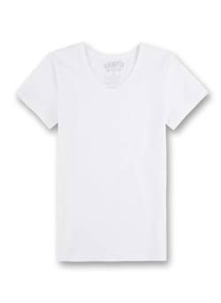 Sanetta Jungen 344685 Unterhemd, Weiß (White 10), 128 von Sanetta