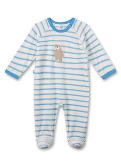 Sanetta Jungen-Overall aus Nicki | Kuscheliger und bequemer Strampler aus weichem Nicki für Jungen. | Babyoverall Größe 062 von Sanetta