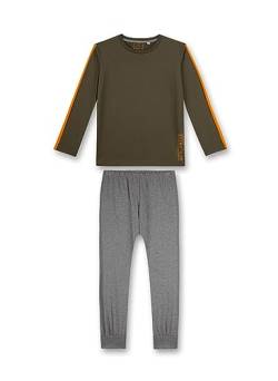 Sanetta Jungen-Schlafanzug Grün | Hochwertiger und bequemer Schlafanzug aus Baumwolle für Jungen. Pyjamaset für Jungen 164 von Sanetta
