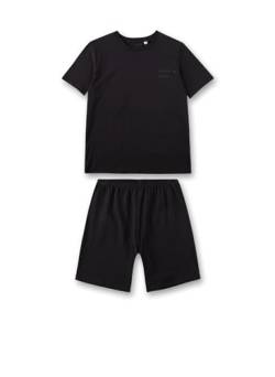 Sanetta Jungen-Schlafanzug kurz Dunkelblau | Hochwertiger und bequemer Schlafanzug aus Baumwolle für Jungen. Pyjamaset für Jungen 152 von Sanetta