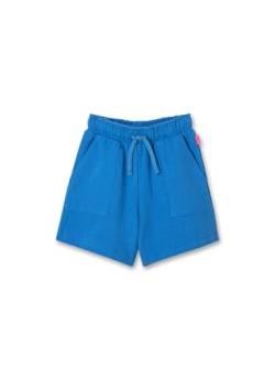Sanetta Jungen-Shorts Blau | Praktische und Bequeme Musselin Shorts aus Baumwolle für Jungen. Hose mit elastischem Bund und seitlichen Taschen | Kinder Bekleidung von Sanetta