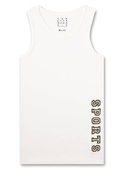 Sanetta Jungen-Unterhemd Off-White | Hochwertiges und nachhaltiges Unterhemd für Jungen aus Bio-Baumwolle. |Unterwäsche für Jungen 128 von Sanetta
