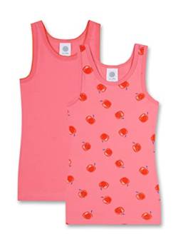 Sanetta Mädchen 336035 Doppelpack Unterhemd, Faded pink, 128 (2er Pack) von Sanetta