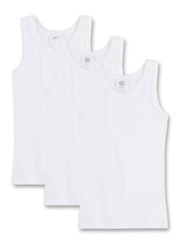 Sanetta Mädchen 3Er Pack Shirt,303600 Unterhemd, Weiß (White 10), 176 von Sanetta