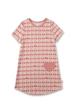 Sanetta Mädchen-Nachthemd Rosa | Nachhaltiges und angenehmes Nachthemd aus Bio-Baumwolle für Mädchen. Nachtwäsche für Mädchen 128 von Sanetta