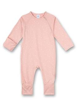 Sanetta Mädchen-Overall Rosa | Praktischer und bequemer Strampler aus Bio-Baumwolle für Mädchen. Baby Overall 068 von Sanetta