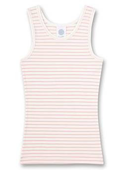 Sanetta Mädchen-Unterhemd Weiß Dots-Allover | Hochwertiges und nachhaltiges Unterhemd für Mädchen aus Baumwolle. Unterwäsche für Mädchen 140 von Sanetta
