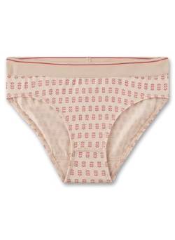 Sanetta Mädchen-Unterhose Rosa | Hochwertige und nachhaltige Unterhose für Mädchen aus Baumwoll-Mix. Slip mit Webbund und Blumenprint | Inhalt: Unterwäsche für Mädchen von Sanetta