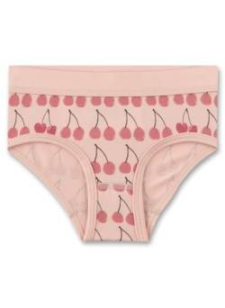 Sanetta Mädchen-Unterhose Rosa | Hochwertige und nachhaltige Unterhose für Mädchen aus Bio-Baumwolle. Slip mit Kirschenprint | Inhalt: Unterwäsche für Mädchen von Sanetta