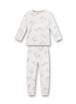 Sanetta Mädchen lang beige Baby-und Kleinkind-Schlafanzüge, White Pebble, 128 von Sanetta