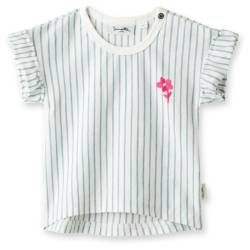 Sanetta - Pure Baby + Kids Girls LT 1 - T-Shirt Gr 140 weiß/grau von Sanetta