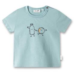 Sanetta - Pure Baby Boys LT 1 T-Shirt Cotton - T-Shirt Gr 68 grau von Sanetta