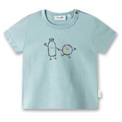 Sanetta - Pure Baby Boys LT 1 T-Shirt Cotton - T-Shirt Gr 74 grau von Sanetta