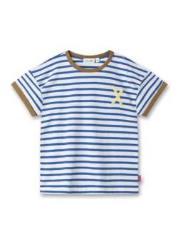 Sanetta Pure Jungen T-Shirt Blau | Hochwertiges und gemütliches Shirt aus Bio-Baumwolle für Jungen. Kinder Bekleidung 098 von Sanetta