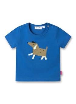 Sanetta Pure Jungen T-Shirt Blau | Nachhaltiges und bequemes Shirt aus Bio-Baumwolle für Jungen. Baby Bekleidung 074 von Sanetta