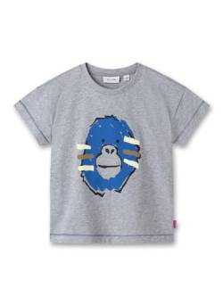 Sanetta Pure Jungen T-Shirt Graumelange | Hochwertiges und gemütliches Shirt aus Baumwolle für Jungen. Kinder Bekleidung 110 von Sanetta