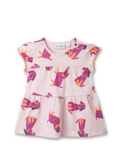 Sanetta Pure Mädchen-Kleid Rosa | Hochwertiges und gemütliches Kleid aus Bio-Baumwolle für Mädchen. Baby Bekleidung 074 von Sanetta