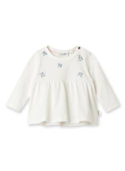 Sanetta Pure Mädchen-Langarmshirt Off-White 074 von Sanetta