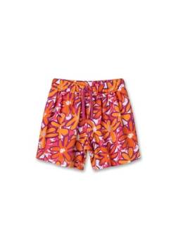 Sanetta Pure Mädchen-Shorts Orange | Praktische und Bequeme Hose aus Bio-Baumwolle für Mädchen. Kinder Bekleidung 140 von Sanetta