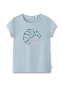 Sanetta Pure Mädchen T-Shirt Blau | Hochwertiges und gemütliches Shirt aus Bio-Baumwolle für Mädchen. Kinder Bekleidung 110 von Sanetta