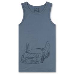 Sanetta - Teen's Boys Modern Classic Shirt - T-Shirt Gr 176 blau von Sanetta