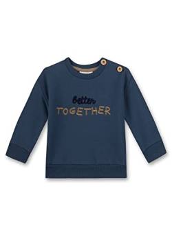 Sanetta Unisex Baby 10928 Sweatshirt, Denim Blush, 62 von Sanetta