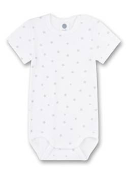 Sanetta Unisex Baby Formender Body 1/2 Allover, Grau (Grey Mel. 1737.0), Gr. 104 von Sanetta