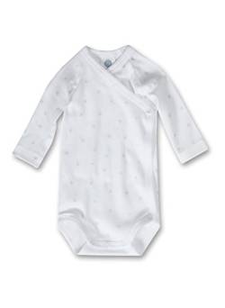 Sanetta Unisex Baby Wrapover 1/1 Allover Formender Body, Grau (Grey Mel. 1737.0), 68 von Sanetta