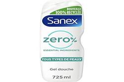 SANEX - Feuchtigkeitsspendendes Duschgel Null% – alle Hauttypen – Duschgel – 725 ml von Sanex