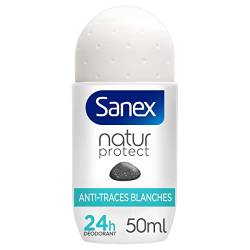 Sanex Deodorant Roll-On, Natur, Schutz, Anti-Flecken, 50 ml, 1 Stück von Sanex