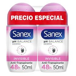 Sanex Dermo Invisible Roll-On Deodorant, 2 Stück von Sanex