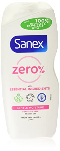 Sanex Duschgel Zero% Sensitive, 225 ml, Weiß von Sanex