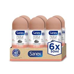 Sanex Natur Protect, Deodorant, Deodorant, Roll-on, empfindliche Haut, 6 Stück x 50 ml von Sanex