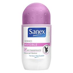 Sanex pH Balance Dermo Unsichtbar, Deodorant für Mann oder Frau, Roll-On Deodorant, 50ml von Sanex