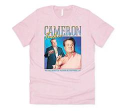 Sanfran Clothing Cam Tucker Hommage Lustige Moderne TV-Show Retro 90er Jahre Mitch Phil Dunphy T-Shirt, hellrosa, S von Sanfran Clothing