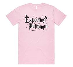 Sanfran Clothing Expecting Patronum Top Funny Expecto Potter Pregnancy Reveal T-Shirt, hellrosa, Large von Sanfran Clothing